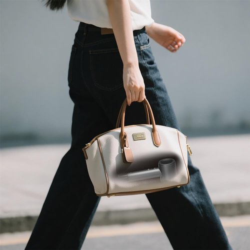 Dametol Professional Travel Hair Dryer - 110000RPM Brushless Motor, Quiet 49dB,Lightweight 0.83lbs, Negative Ion, UL Certified Fast Drying Blow Dryer with Magnetic Nozzle (B11)