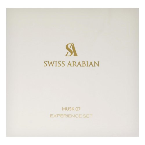 Swiss Arabian Musk 01 Giftset - Arabian Perfumes for Women and Men - Long Lasting Perfume - Fruity, Floral, Musk Perfume - 3 Bottles with Case - 4 pc