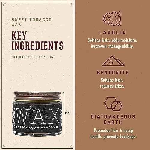 18.21 Man Made Hair Styling Products Pomade, Wax, Clay & Paste, 2 oz