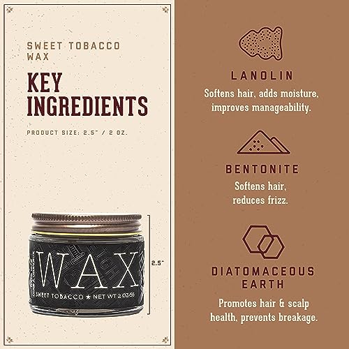 18.21 Man Made Hair Styling Products Pomade, Wax, Clay & Paste, 2 oz