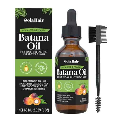 Batana Oil for Hair Growth Organics Pure Batana Hair Oil 100% Natural Batana Oil Nourishes Damaged Hair Natural Hair Growth Oil and Conditioner Batana Hair Oil 2.02 Fl Oz