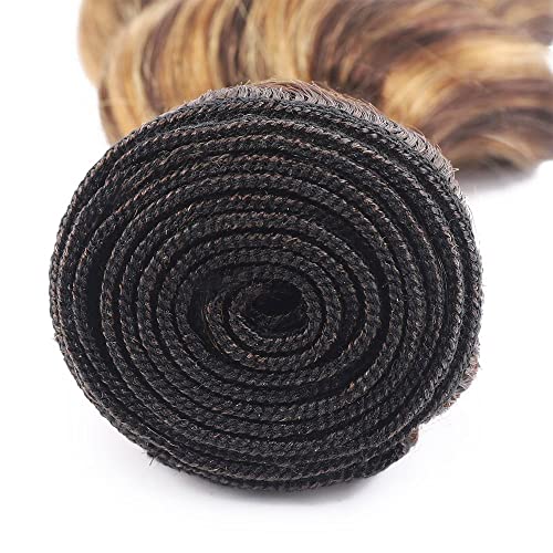 P427 Honey Blonde Human Hair Bundles Deep Wave 3 Bundles 20 20 20 Inch Unprocessed Brazilian Virgin Remy Hair Highlight Blonde Deep Curly Bundle Human Hair Extensions