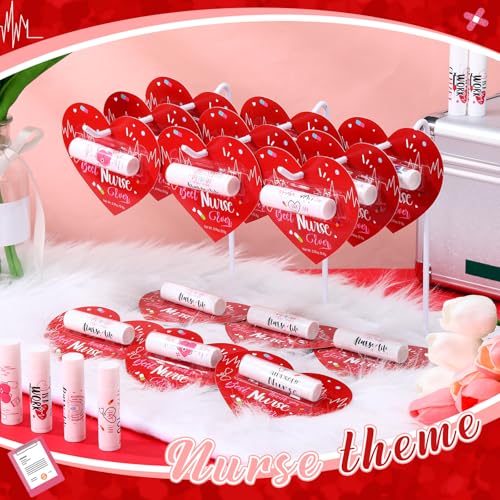 60 Pack Nurses Appreciation Gifts Bulk Lip Balms Christmas Hospital Staff Team Thank You Gifts Best Nurse Ever Fall Thanksgiving Xmas Appreciation Party Favors for Coworkers Midwife Women Presents