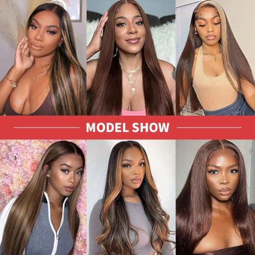 Seamless Clip in Hair Extensions Human Hair 120g 8pcs Straight Dark Brown Clip in Hair Extensions for Women 100% Remy Human Hair Extensions(20inch,#2 Dark Brown)