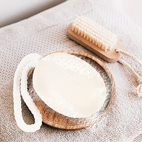 Natural Men Bar Soap, 2pcs Soap On a Rope Set for Face Body Hair Bath Soap about 7 Ounce each.foreverLily