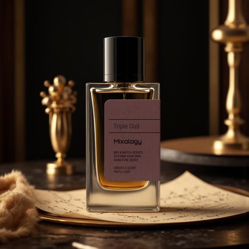 Luxodor Tripe Oud Mixology Eau de Parfum - Mixture of Nomad, Ispahan and Int and Oud For Greatness, Unisex Perfume 3.4 Fl Oz (100ml)