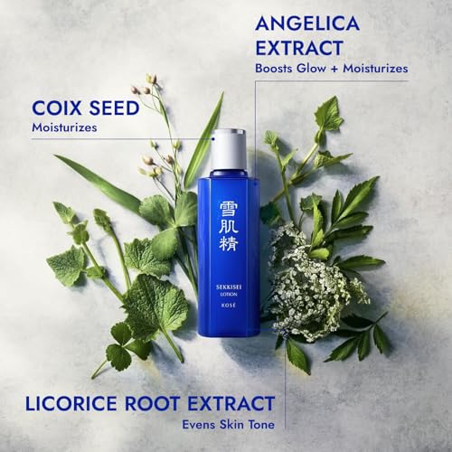 SEKKISEI Enriched Lotion Liquid Facial Moisturizer, 12.1 Ounce