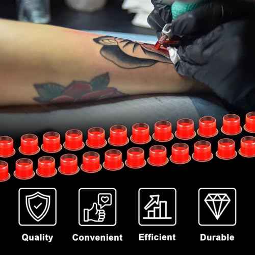 1000PCS Tattoo Ink Caps - Small Disposable Ink Cups #11