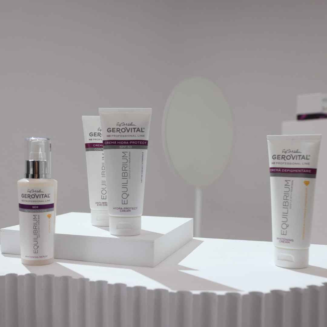 Gerovital EQUILIBRIUM Anti-Wrinkle Eye Contour Cream | Professional Cream for Eyes, 100 ml