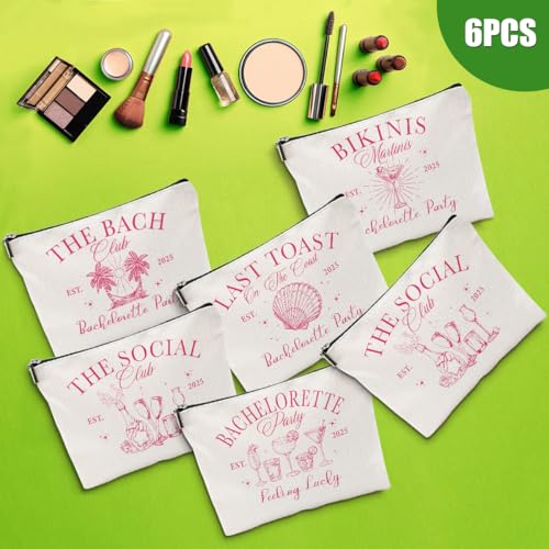 1 Pcs 3 Pcs 4 Pcs Makeup Bag, Girls Trip Gifts Favors Girls Weekend Gifts, Friendship Gifts for Women Bestie Bride