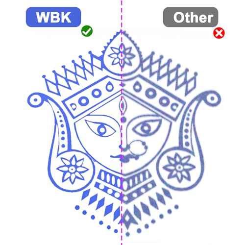 wbk Tattoo Stencil Printer,for Tattoo Beginners&Artists,Portable-Wireless-Bluetooth-Thermal-Inkless Tattoo Printer Machine with 3pcs Tattoo Transfer Paper,Compatible with Phone/Pc