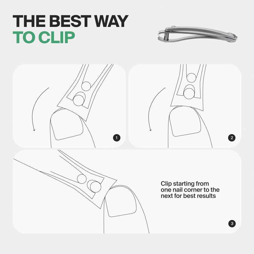 GERMANIKURE Nail Clippers Set in Brown Leather Case – Ethically Made in Solingen Germany, FINOX Stainless Steel Tools – Professional Quality Manicure & Pedicure Kit