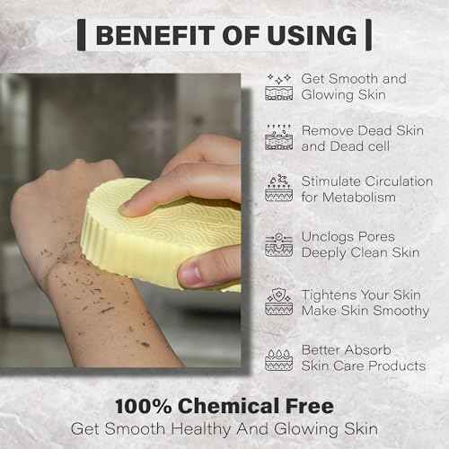 Magic Exfoliating Bath Sponge (2 pcs), 3D Super Soft Exfoliating Bath Sponge, Skin Friendly and Reusable for Adults Children and Pregnant Women Alternative to exfoliating Gloves