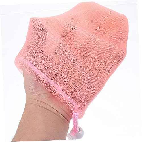 ERINGOGO 4Pcs Soap Mesh Pouch Bags for Cleansing Foaming for Handmade Soap Body Wash and Facial Cleansers Soft and Efficient Exfoliation for Bathroom Storage