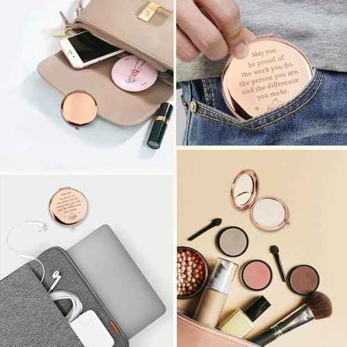 for Teacher, Teacher Appreciation Gifts, Teacher Compact Mirror,Teacher Gifts, Teacher Stocking Stuffers,Thank You Teacher Gifts,Christmas Teacher Gifts, Teacher Valentines Gifts