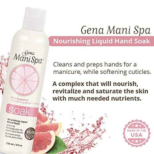 Gena Mani Spa Massage Lotion - Deep Moisturizing Body Lotion for Massages Therapy with Argan Oil, Massage Cream for Hands, Feet & Body, 16 fl oz