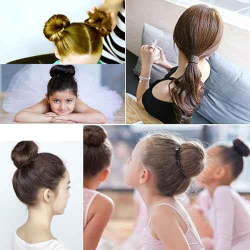 4 Pcs Magic Donut Hair Accessory - Ballet Bun Maker for Women and Kids
