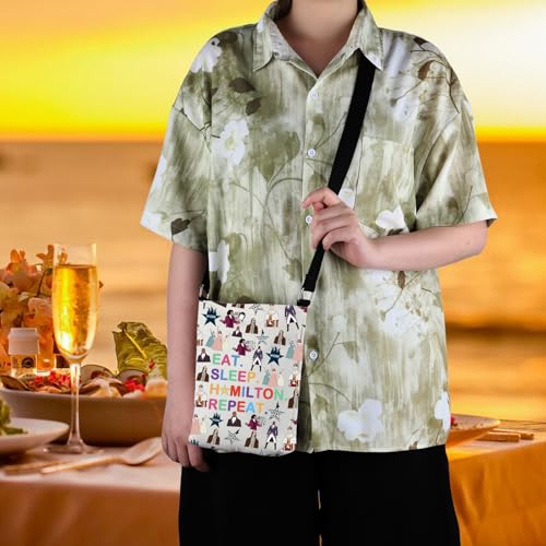 WCGXKO Musical Lover Gift Musical Character Zipper Pouch Makeup Bag (SLEEP HA XK)