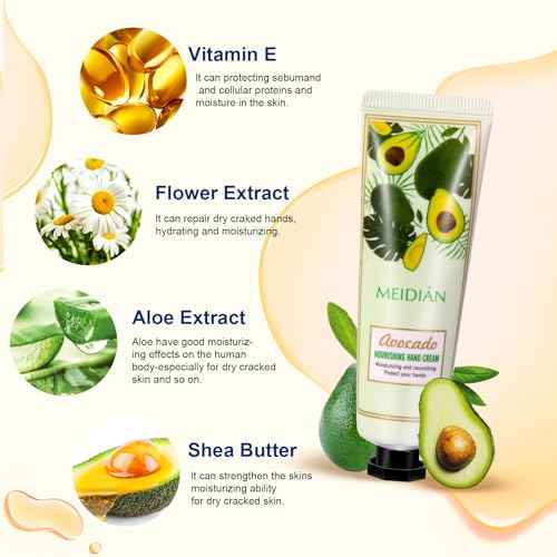 OFUN 20 Pack Hand Cream Gift Set for Women Mini Hand Care Lotion Travel Size for Dry Cracked Hand Plant Fragrance Hands Care Moisturizing Cream for Christmas Mother's Day Valentine's Day