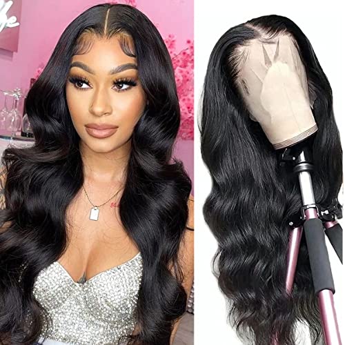 200% Density 13x6 Body Wave Lace Front Wigs Human Hair Wigs For Women HD Lace Glueless Wigs Human Hair Pre Plucked With Baby Hair Natural Hairline