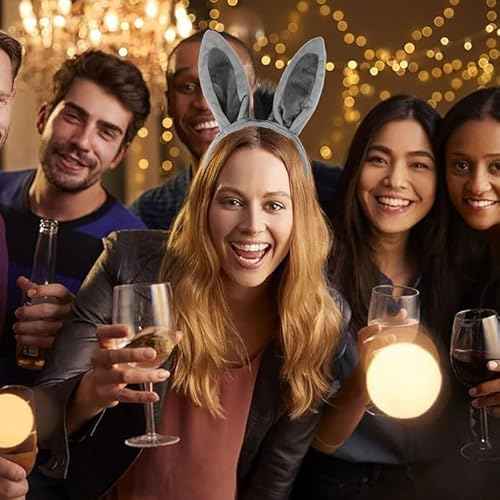 Donkey Ears Headband,Animal Ears Cosplay Headband Donkey Ear Hair Hoop for Adult Holiday Zoo Birthday Animal Party Cosplay