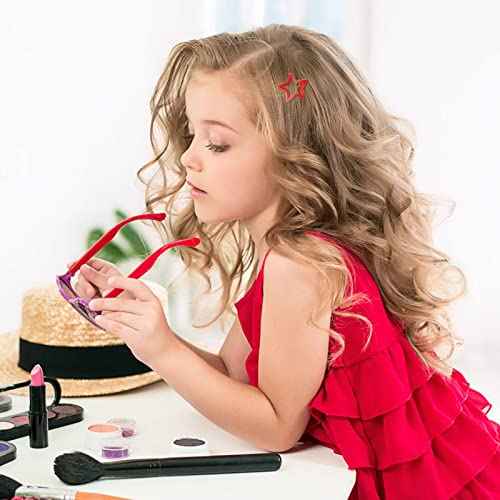 30 Pcs Star Clips Hair For Girls Non-Slip Hair Clips Star Hair Accessories Hairpins Cute Colorful Snap Clips Lovely Metal Hair Barrettes Kawaii Hair Clips For Girls Kids Toddlers Women (paint)