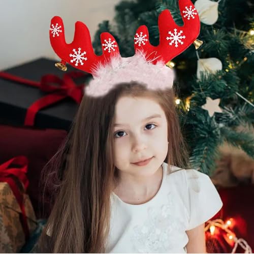 1 PCS Christmas Reindeer Antlers Headband Christmas Reindeer Ears Headband