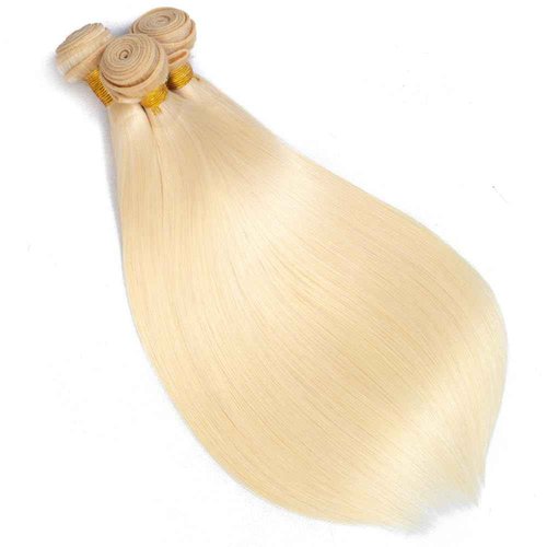 #613 Honey Blonde Bundles Human Hair Blonde Straight Bundles 28 30 32 Inch Unprocessed Brazilian Virgin Hair 3 Bundle 50 Gram Per Bundle Deals Quick Weave Hair For Woman