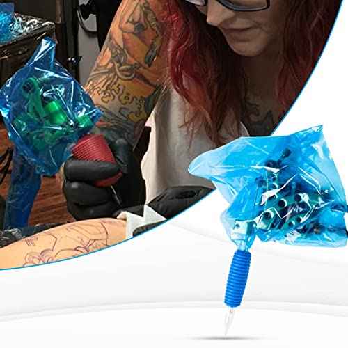 Machine Covers - Yangna 200Pcs Machine Bags Disposable Machine Sleeves Blue Plastic Machine Covers Bags