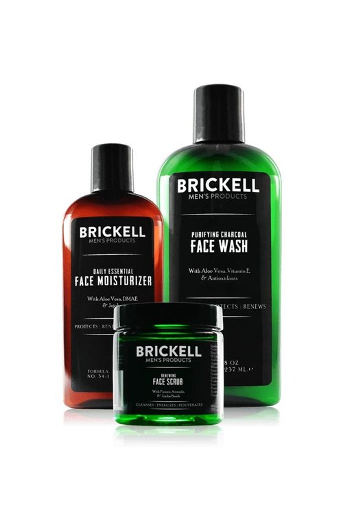 Brickell Men's Daily Advanced Face Care Routine II