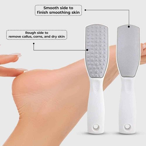 nu119 How to Get Soft Feet | Foot Care Kit Includes 120ml Instant Foot Peel Spray for Calluses Removal, Softening Balm & File | Professional Products to Make Your Feet Soft