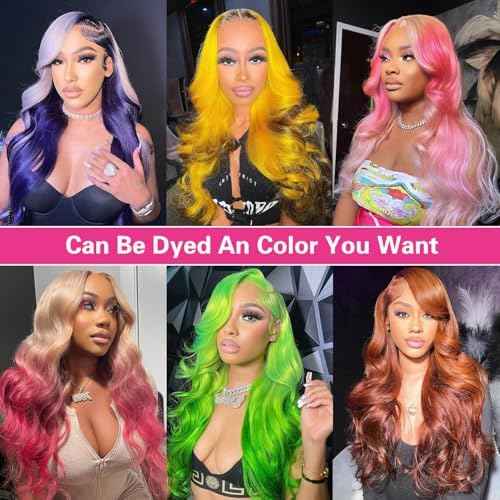 Koiaskral 613 13x6 Lace Front Wig Human Hair Blonde Wig Human Hair 200% Density Transparent Lace Front Wigs Human Hair 613 HD Lace Frontal Wig for Women 26 Inch