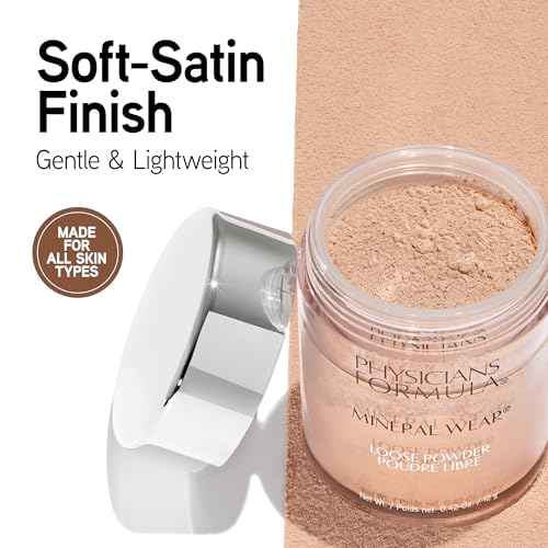 Physicians Formula Mineral Wear Talc-Free Loose Powder Creamy Natural, Dermatologist Tested, Clinically Tested