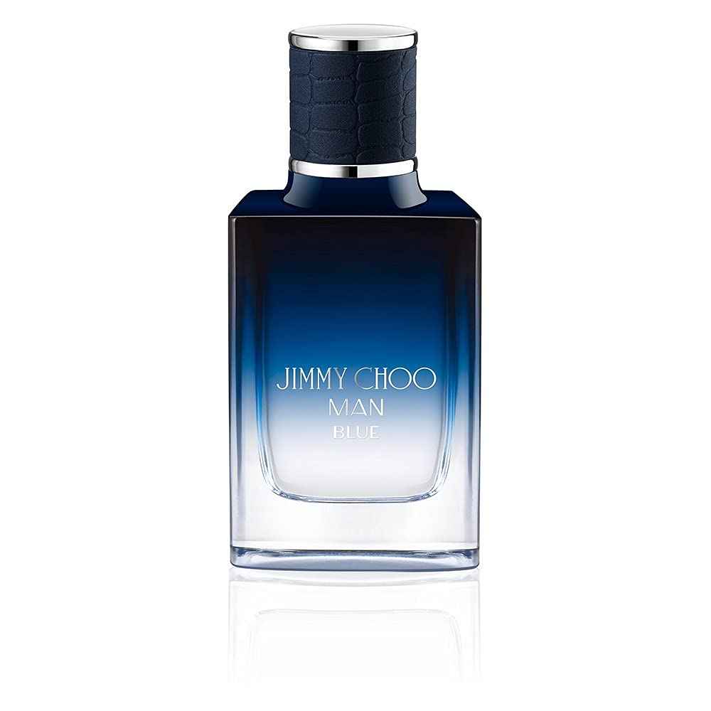 JIMMY CHOO - Man Blue Eau de Toilette - Men's Fragrance - Aromatic Leathery Woody - With notes of Black Pepper, Cypress & Sandalwood - 1.0 Fl Oz