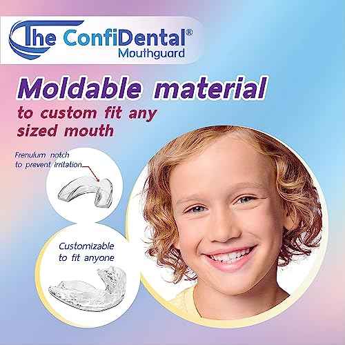 The ConfiDental Mouth Guard for Grinding Teeth at Night - 2 Models for Child or Small Mouth Pack of 6 Moldable Dental Night Guards for Teeth Grinding and Clenching Teeth Grinding Mouth Guard for Sleep