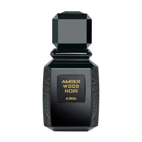 Ajmal Amber Wood Noir Eau de Parfum for Unisex – Romantic Woody Floral Musk with Citrus & Amber – Long-Lasting Premium Dubai Fragrance – 3.4 fl oz (100 ml)
