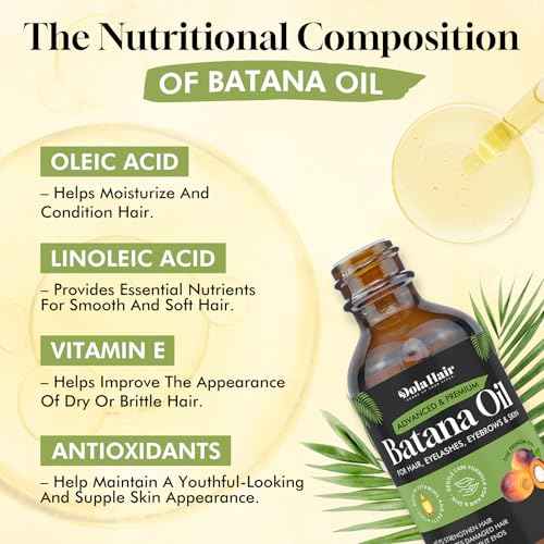 Batana Oil for Hair Growth Organics Pure Batana Hair Oil 100% Natural Batana Oil Nourishes Damaged Hair Natural Hair Growth Oil and Conditioner Batana Hair Oil 2.02 Fl Oz