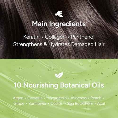 Perfumed Hair Oil & Serum 2-in-1 ? Korean Essence Oil for Frizzy, Dry, Damaged Hair & Glass Hair Shine ? Argan Oil & Amino Acids ? Sulfate & Paraben-Free ? Peach Floral Musk, 100ml / 3.38 fl oz