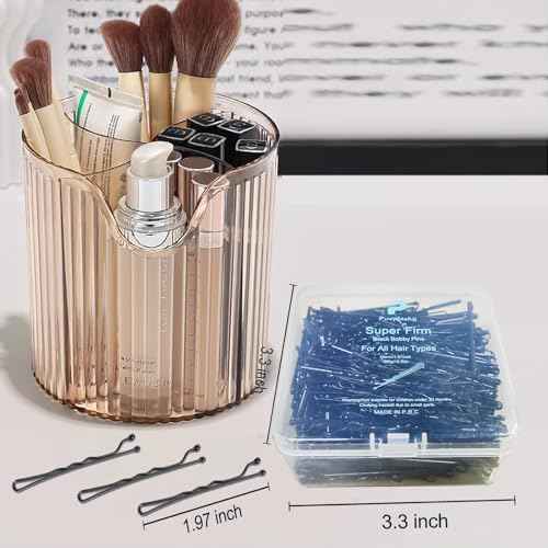 Bobby Pins - 400pcs Black Hair Pins Clips Bulk for Women - Mini Bun Pins Thin Thick for All Hairstyle Decoration - Pin Jumbo for Lady