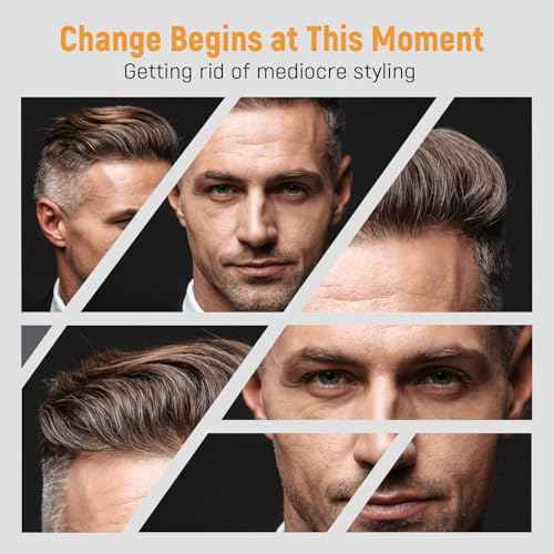 3Pcs Hair Styling Combs Set For Men - Black Barber Wide Tooth Texture Comb For Quiff, Pompadour, Slicked-back, Fauxhawk, Undercut