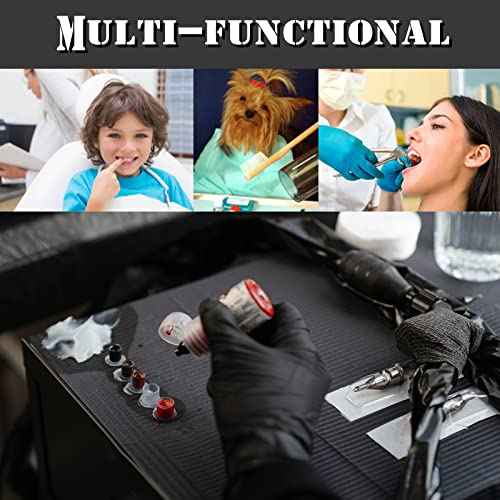 Professional Tattoo Practice Kit for Beginners: 67 Pcs Realistic Training Set with 5x 3MM Thickened Fake Skin, Transfer Paper, Dental Bibs & Ink Caps - Master Depth Control Safely at Home