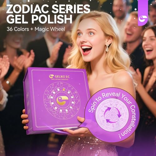 gelike ec Pro Gel Polish for Salon: 36 Colors Set HEMA-FREE Highly Pigmented Formula Manicure Nail Art Design for Professional Manicurist Nail Polish 16ml BIG Bottles