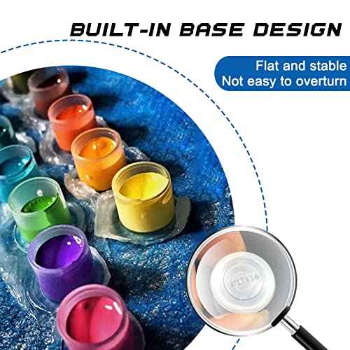 CINRA Tattoo Practice Skin with Mixed Ink Caps, 310PCS Tattoo Fake Skin and Tattoo Ink Cups Kit Including 10PCS Double Sided Skin and 300PCS Tattoo Ink Caps Cups for Tattoo Practice Tattoo Supplies