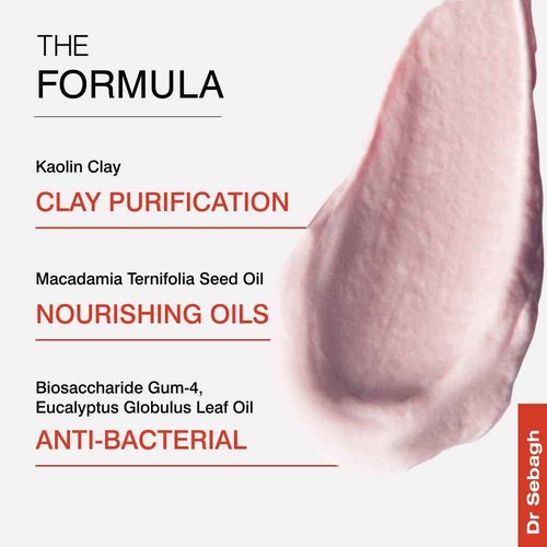 Dr Sebagh Skin Perfecting Mask - 150 ml | Deep Cleansing & Pollution Purifying | Refine Pores & Clear Impurities | Ideal for All Skin Types | Softens & Moisturises