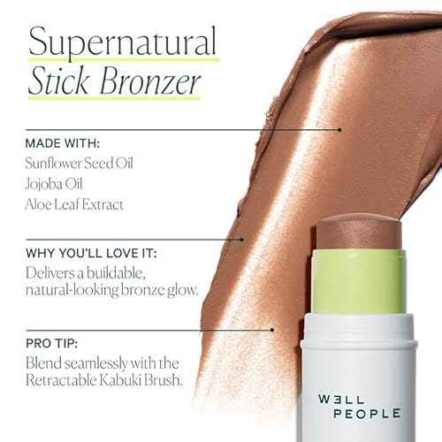 Well People Supernatural Stick Bronzer, Multi-use Hydrating Bronzer Stick For Glowing Skin, Hydrating Formula, Vegan & Cruelty-free, Neutral Tan