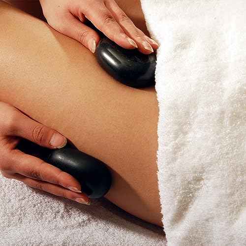 Master Massage 28-Piece Hot Stone Set – Basalt Rocks for Professional & Home Spa Therapy, Healing & Pain Relief