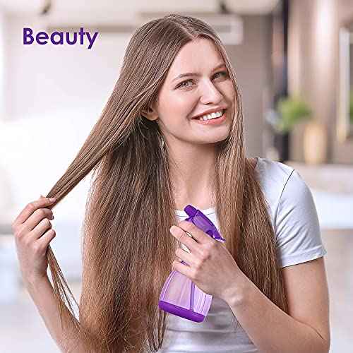 DilaBee Plastic Spray Bottles - 12oz (3 Pack) Water Spray Bottle for Hair, Gardening, Grilling & Cleaning Solution - Empty Spray Bottles for Cat - Small Spray Bottle