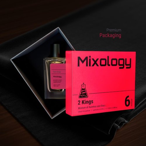 Luxodor Two Kings Mixology Eau de Parfum - Mixture of B.acarat and Aventus, Unisex Perfume 3.4 Fl Oz (100ml)