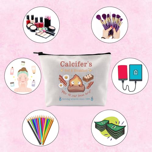 TSOTMO Calcifer's Bed & Breakfast Tote Bag Anime Lover Gift for Women Mother Best Friend