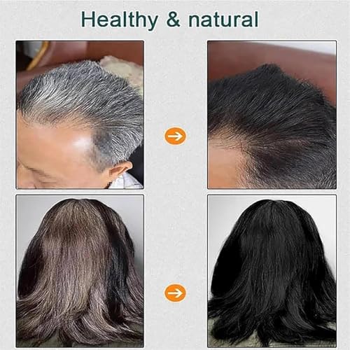 Hair Dye Shampoo, Caviar Protein Hair Dye, Caviar Hairs Colour Cream, Long-Lasting, Natural Plant-Based Hairs Coloring Cream for Women Men